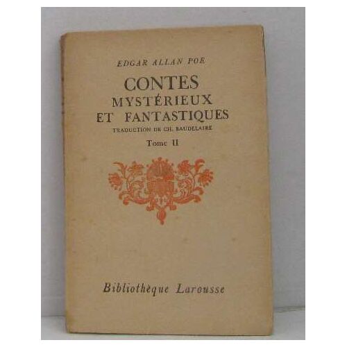 Contes Mystérieux Et Fantastiques Tome Ii