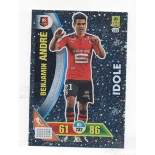 392 - Benjamin Andre - Stade Rennais - Idole -Milieu - Adrenalyn 2017/2018