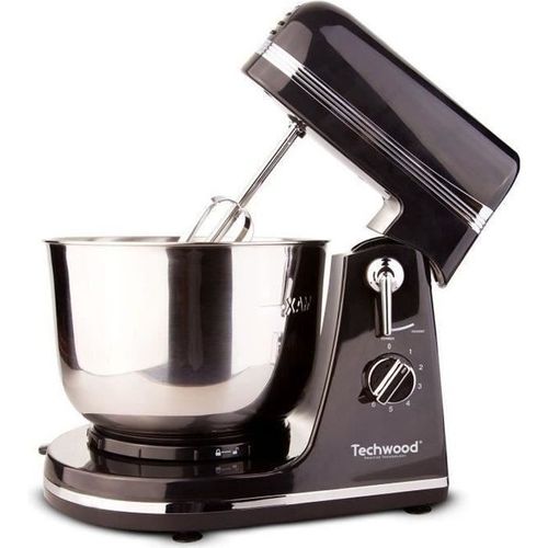 Robot Patissier Avec Bol De 3,5l 300w Noir