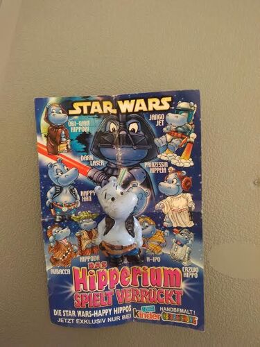Kinder Hippos Star Wars - Happy Han + Bpz