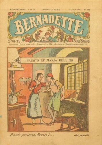 Bernadette  N° 388 : Fausto Et Maria Bellino