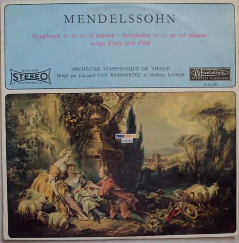 Mendelssohn - Symphonie N° 10 En Si Mineur & N° 12 En Sol Mineur - Songe D'une Nuit D'été .