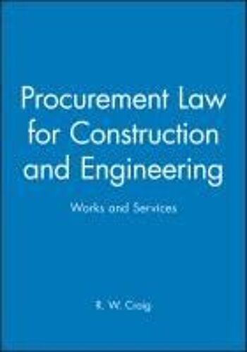Procurement Law For Construction And Engineering