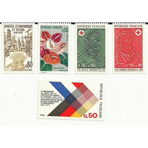 Timbres France Neufs 1972/73