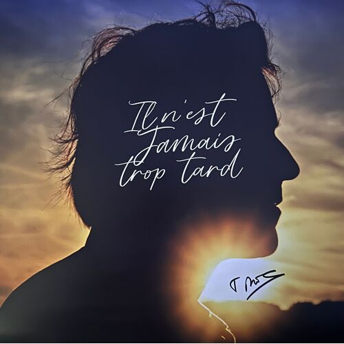 Thomas Dutronc - Il N'est Jamais Trop Tard - Signé - 40x40cm - Affiche / Poster / Envoi Roulé