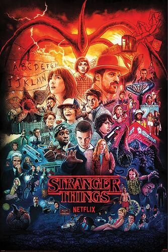 Affiche / Poster - Stranger Thing - Montage - 61x91,5cm
