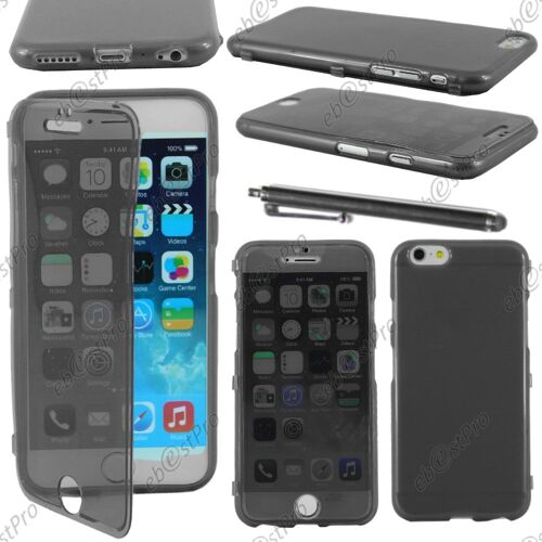 ebestStar ® Housse Etui Coque Portefeuille Livre Silicone Gel pour Apple iPhone 6 écran 4,7", Couleur Noir + Stylet + Film protection d'écran