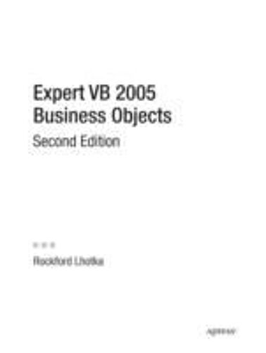 Expert Vb 2005 Business Objects