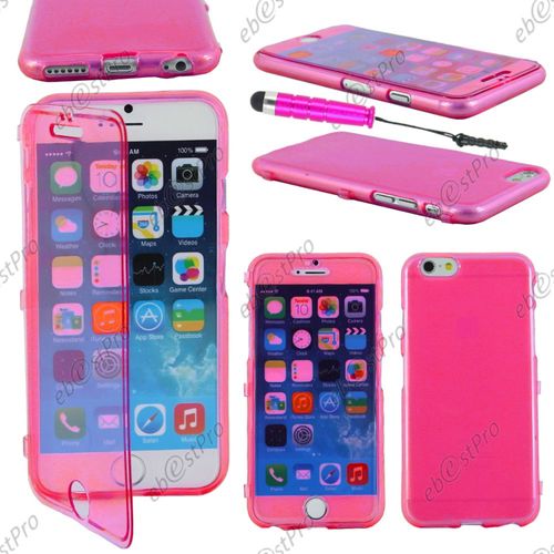 Ebeststar ® Housse Etui Coque Portefeuille Livre Silicone Gel Pour Apple Iphone 6 Plus Écran 5,5", Couleur Rose + Mini Stylet + Film Protection D'écran
