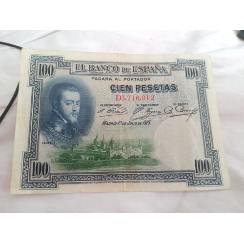 Billet 100 Pesetas Espagne 1925