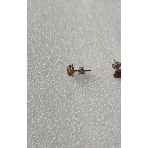 Boucles D'oreilles Ambre Et D Argent