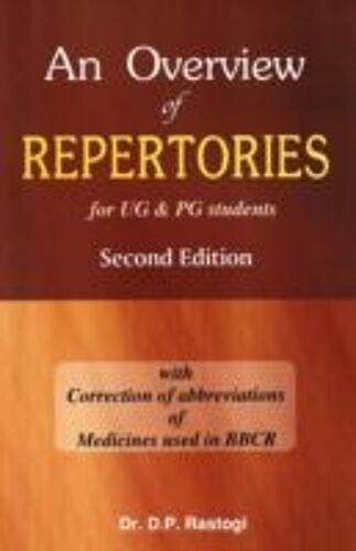 Overview Of Repertories For Ug & Pg Students