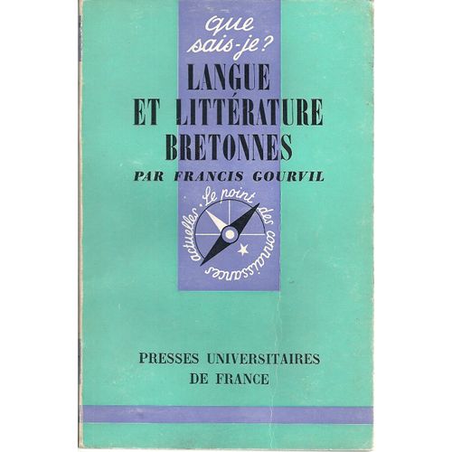 Langue Et Litterature Bretonnes