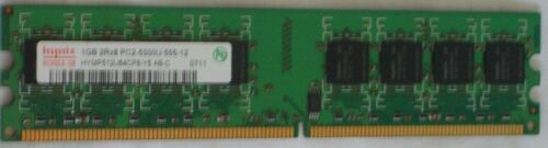 HYNIX UNE BARRETTE MÉMOIRE 1GB 2RX8 PC2 - 5300U -555 -12  HYMP512U64CP8 - Y5 AB - C