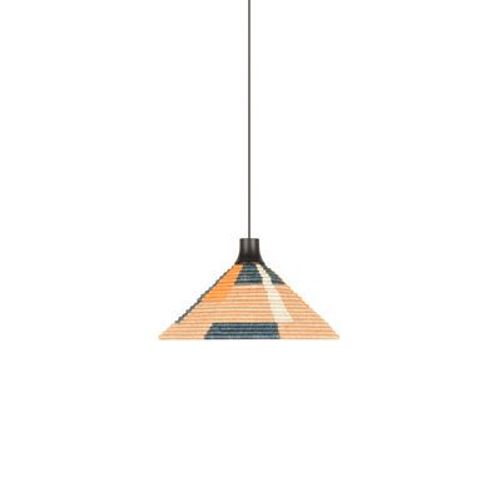 Suspension Parrot S Fibre Végétale Multicolore Beige / Ø 40 X H 22 Cm - Abaca Tressé Main - Forestier