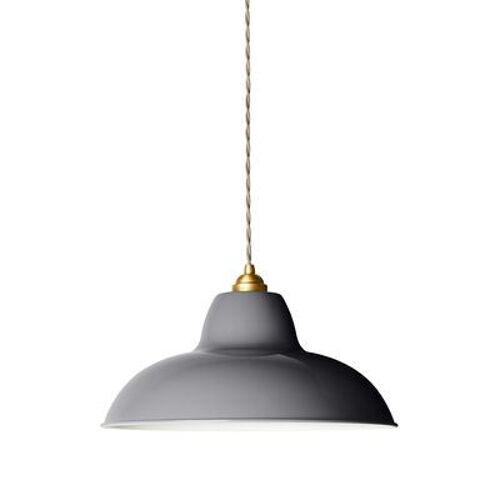 Suspension Original 1227 Midi Wide Métal Gris / Ø 40 X H 19 Cm - Anglepoise
