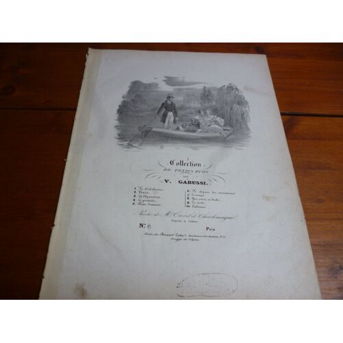 Partition Ancienne Xixème (Vers 1840) // Le Depart Des Mariniers