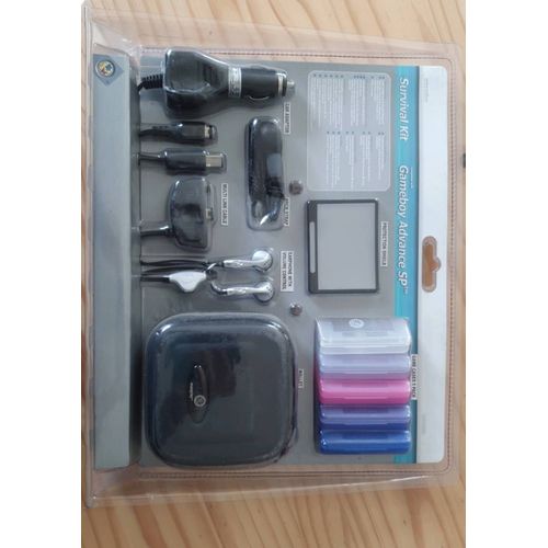Kit d'accessoires Gameboy Advance SP Survival Kit