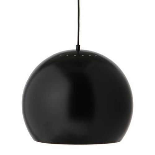 Suspension Ball Large Métal Noir / Ø 40 Cm - Réédition 1968 - Frandsen
