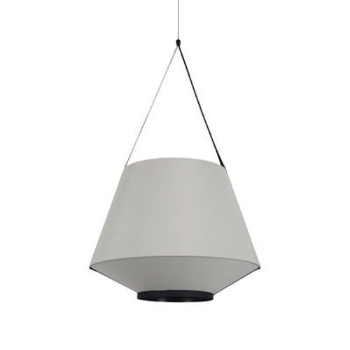 Suspension Carrie Medium Tissu Gris / Ø 60 X H 109 Cm - Lin - Forestier