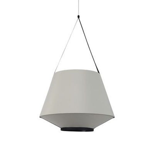 Suspension Carrie Medium Tissu Vert / Ø 60 X H 109 Cm - Lin - Forestier