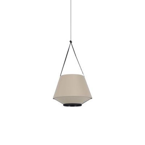 Suspension Carrie Xs Tissu Beige / Ø 35 X H 62 Cm - Lin - Forestier