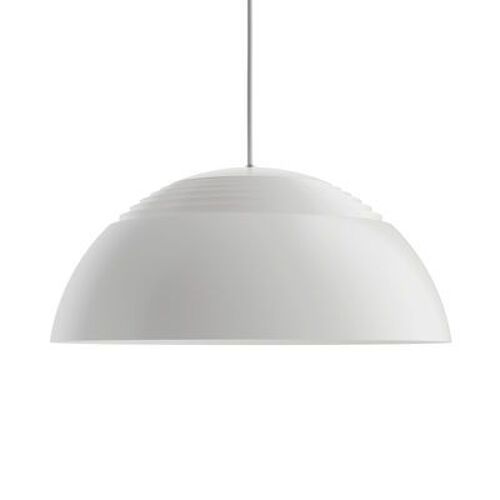 Suspension Aj Royal Led Métal Blanc (1957) / Large - Ø 50 Cm - Louis Poulsen