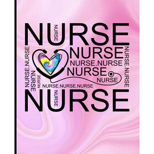 Nurse Notebook: Labor And Delivery Nurse Gift | Lined Notebook Journal For Writing Notes | Candy Pink Marble Design With Watercolor Heart Graphic Artwork