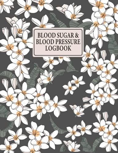 Blood Sugar & Blood Pressure Log Book: Blood Pressure & Blood Sugar Log Book, Blood Pressure And Diabetes Log Book, Over 2 Years Diabetes, Heart Rate ... Glucose, Medication Notebook,(8.5x11/120)