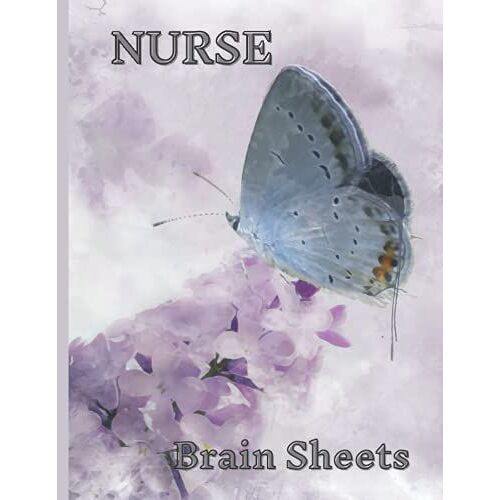 Nurse Brain Sheets Notebook; Patient Report Worksheets: Nurse Assessment Report Journal, Patient Vital Signs Record Sheet,