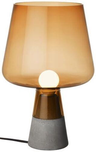 Lampe De Table Leimu Verre Pierre Orange / Ø 25 X H 38 Cm - Iittala