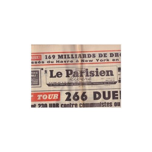Le Parisien Libéré N°7409 Du 27 06 1968