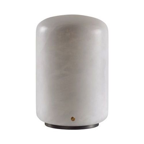 Lampe De Table Capsule Led Pierre Blanc / Albâtre / H 30,2 Cm - Carpyen