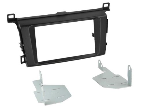 Kit Facade Autoradio 2din Compatible Avec Toyota Rav 4 Ap13 Noir