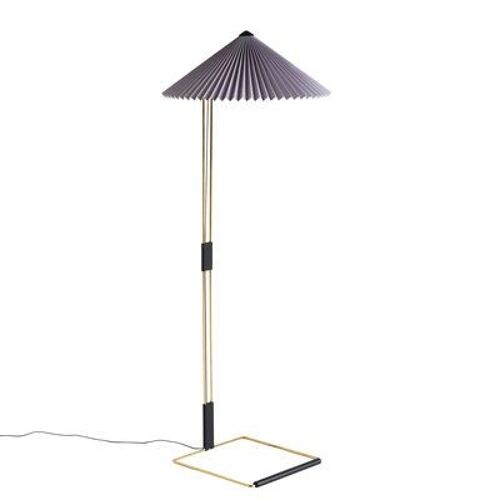 Lampadaire Matin Tissu Violet / Ø 50 X H 129 Cm - Hay
