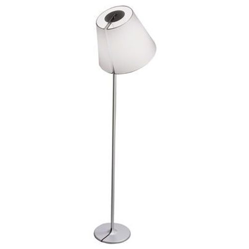 Lampadaire Melampo Mega Métal Tissu Gris / H 217 Cm - Artemide