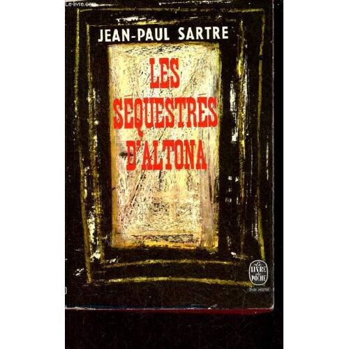 Les Séquestrés D Altona - Pièce En Cinq Actes - Collection Le Livre De Poche N°1418-1419.