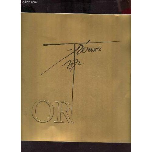 Catalogue D Exposition Trémois 1972 Or - Galerie Maurice Garnier 1972.