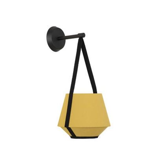 Applique Carrie Tissu Jaune / Ø 23 X H 47 Cm - Lin - Forestier