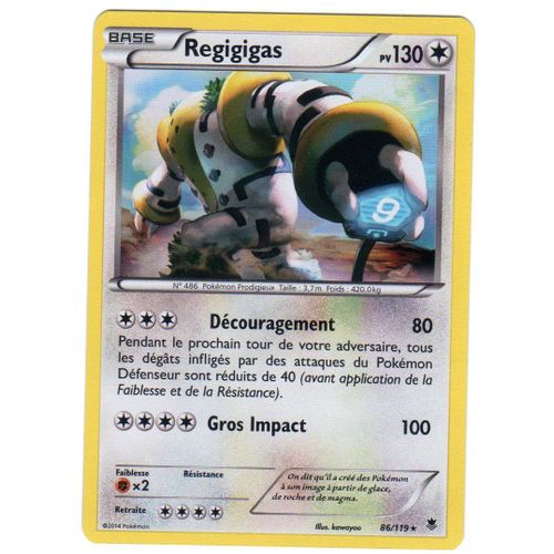 Regigigas  Holo - X.Y4 Vigueur Spectrale - 86/119