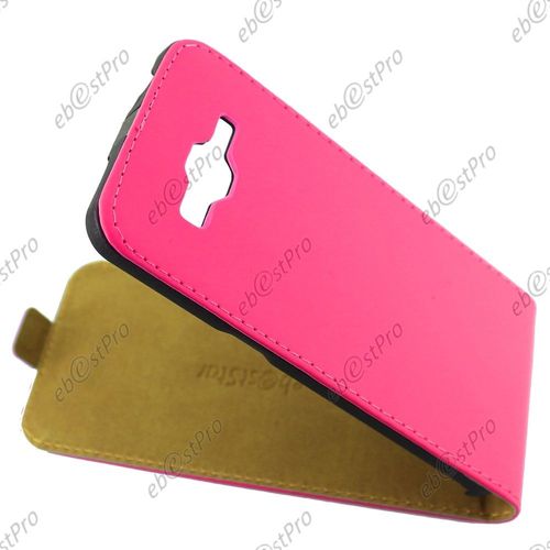 Ebeststar ® Etui En Pu Cuir Clapet Ultra Fine Housse Coque Pour Samsung Galaxy Grand Prime Sm-G530f Sm-G530h, Couleur Rose + Film Protection D'écran
