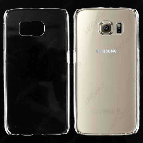 Ebeststar ® Housse Etui Coque Rigide Ultra Slim Polycarbonate Epaisseur ,5mm Pour Samsung Galaxy S6 Edge Sm-G925f G925, Couleur Transparent + Film Protection D'écran