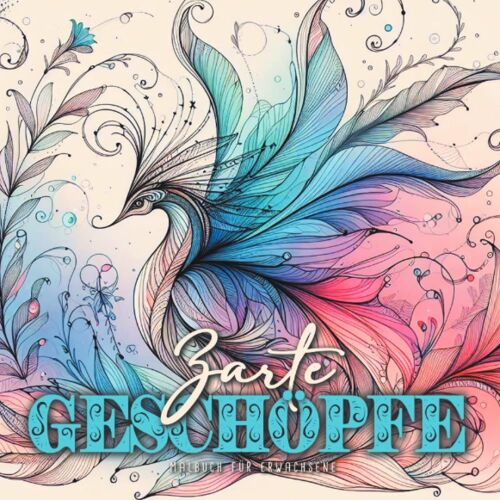 Delicate Creatures Coloring Book For Adults