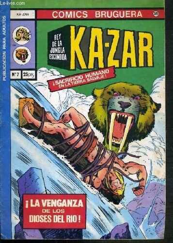 Ka-Zar - N°7 - Comics Bruguera N°35 - Rey De La Jungla Escondida - Texte En Espagnol