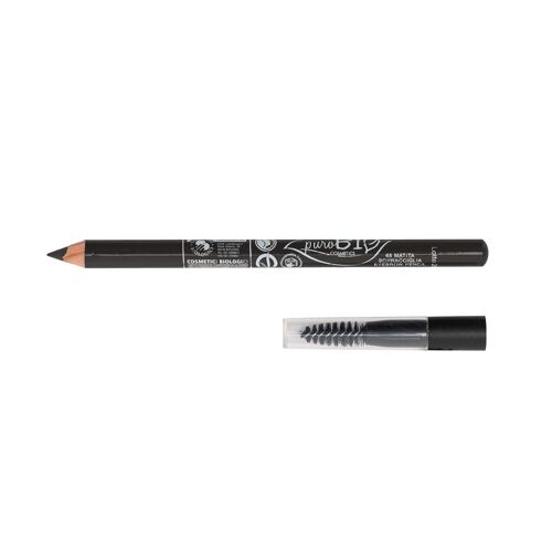 Purobio - Crayon Pour Sourcils - Kajal Multi-Usages / Yeux 48 - Carbone - 1,3g 1 G 