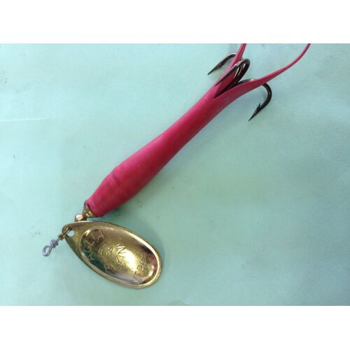 Cuillere Aglia Flying Or Rouge 15 Gr Mepps Saumon Truite De Mer