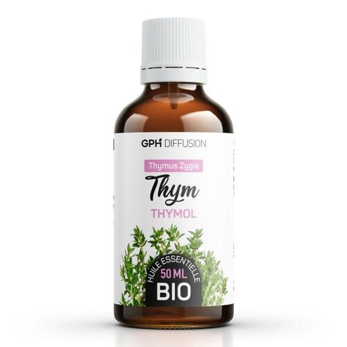 Huile Essentielle De Thym Thymol Bio 50ml 