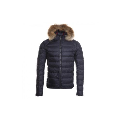 Jott - Doudoune Courte À Capuche Pour Homme Grand Froid Prestige - Bleu