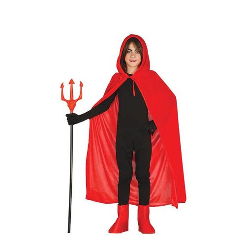 Cape Avec Capuche Rouge En Velours Pour Enfant 100 Cm