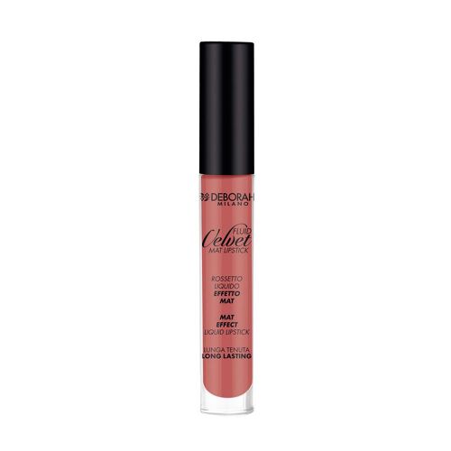 Deborah Milano - Laque À Lèvres Fluid Velvet Mat Rouge A Levres 13 Antique Pink 29 Ml 